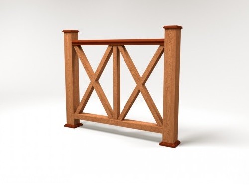 Ограждение из ДПК FG7 терракот купить в Рыбинске