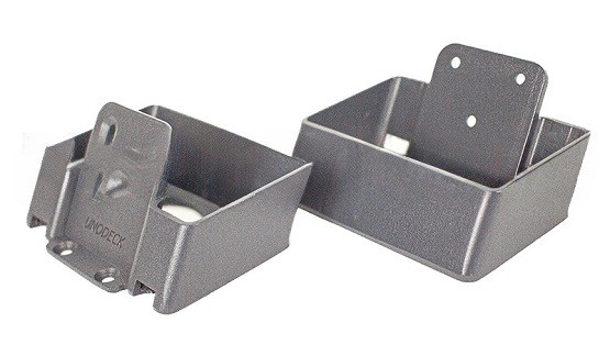 Крепления перил наклонное из алюминия GardenParkett Серый купить в Рыбинске