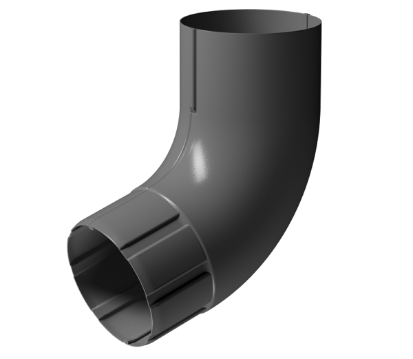 Колено 72° D90 Döcke STAL PREMIUM Графит, (RAL 7024) купить в Рыбинске