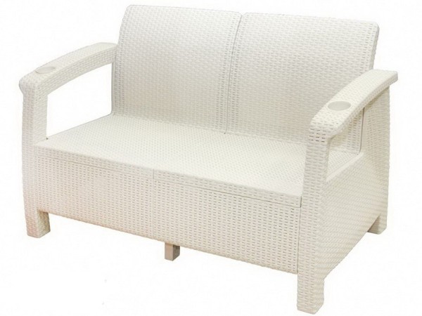 Двухместный диван Yalta Sofa Seаt белый купить в Рыбинске
