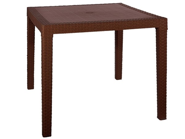 Стол квадратный FIJI Quatro Table Коричневый купить в Рыбинске