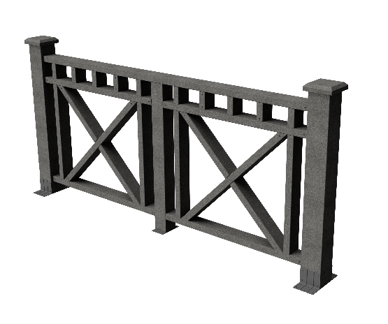 Ограждения декоративное ДПК GRINDERDECO Виктория серый базальт купить в Рыбинске