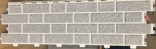 Цокольный сайдинг Tecos МИХЕЛЕН Серый купить в Рыбинске