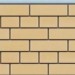 Термопанели Доломит Кирпич 40 мм Жёлтый купить в Рыбинске