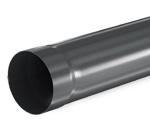 Водосток Aquasistem, система 125x90 - Труба водосточная 1.00м RAL 7024 Тёмно-серый купить в Рыбинске