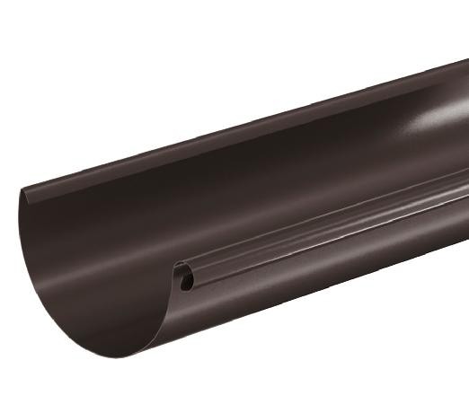 Водосток Aquasistem, система 125x90 - Водосточный желоб 3.00м RR 32 Тёмно Коричневый купить в Рыбинске