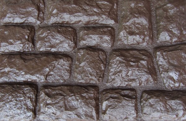 Фасадная панель Аэлит Камень крупный Коричневый купить в Рыбинске