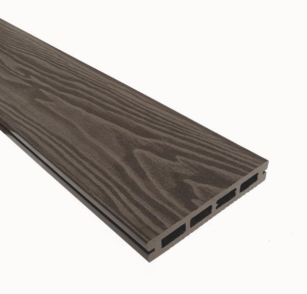 Террасная доска из ДПК Terrapol Смарт 3D Пустотелая с пазом Тик Киото купить в Рыбинске