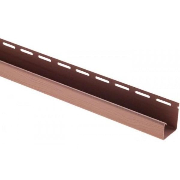 J-профиль Люкс Крашенный, T-15, ВН, Красно-коричневый купить в Рыбинске