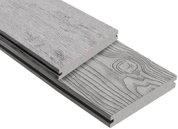 Террасная доска ДПК Outdoor 3D полнотелая STORM/OCEAN GREY серая микс купить в Рыбинске