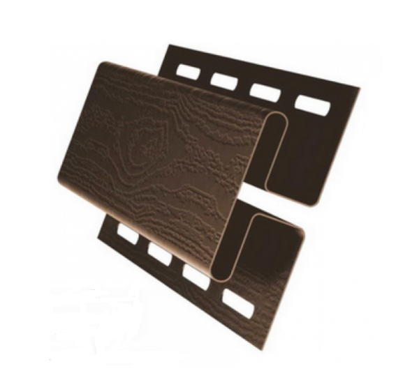 H-профиль (соеденительная планка)для сайдинга, коричневый купить в Рыбинске