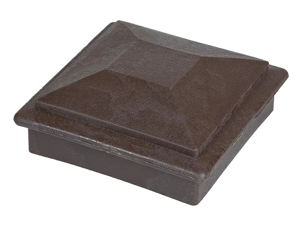 Крышка верхняя ПВХ для столба Deckart 125х125 Венге купить в Рыбинске