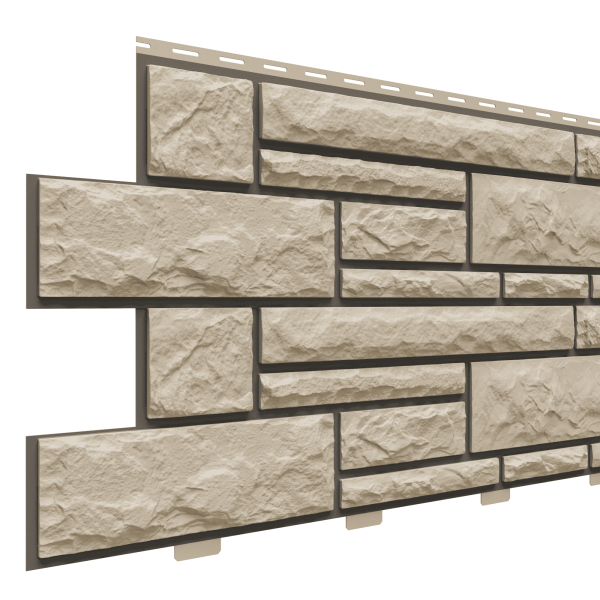 Фасадная панель Доломит, Брусчатка Доломит Сандал (2м) купить в Рыбинске