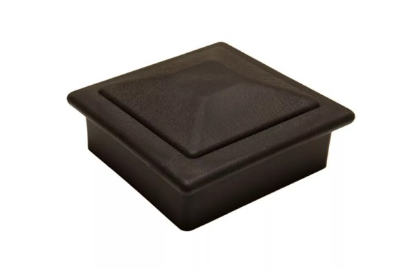 Крышка верхняя ПВХ для столба Deckart 125х125 Графи купить в Рыбинске