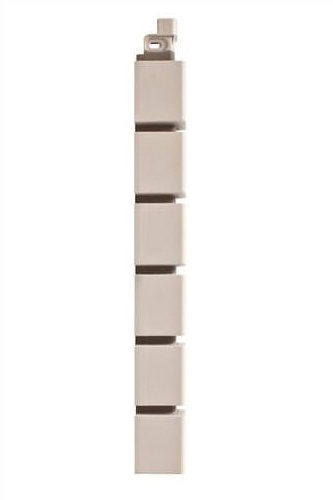 Фасадная панель Наружный угол кирпич клинкерный МАЛЫЙ (белый) 0,46х0,048м купить в Рыбинске