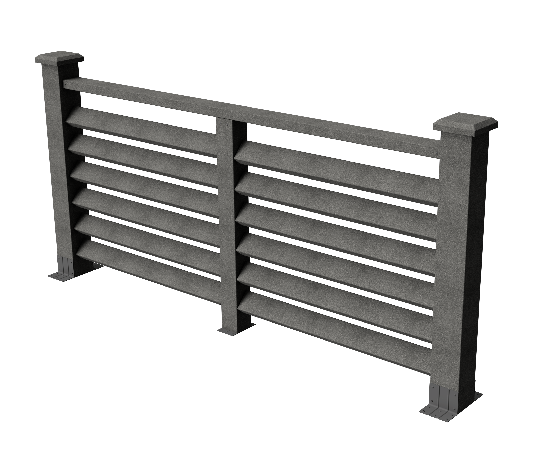 Ограждения декоративное ДПК GRINDERDECO Босфор серый базальт купить в Рыбинске