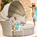 Диван-Трансформер AFINA плетеный из иск. ротанга AFM-325 Beige купить в Рыбинске