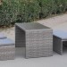 Диван-Трансформер AFINA плетеный из иск. ротанга S330G-W78 Grey купить в Рыбинске