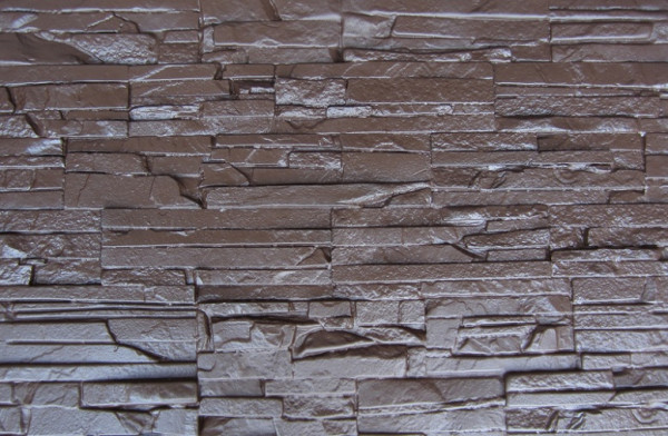 Фасадная панель Аэлит Пласт плоский Коричневый купить в Рыбинске