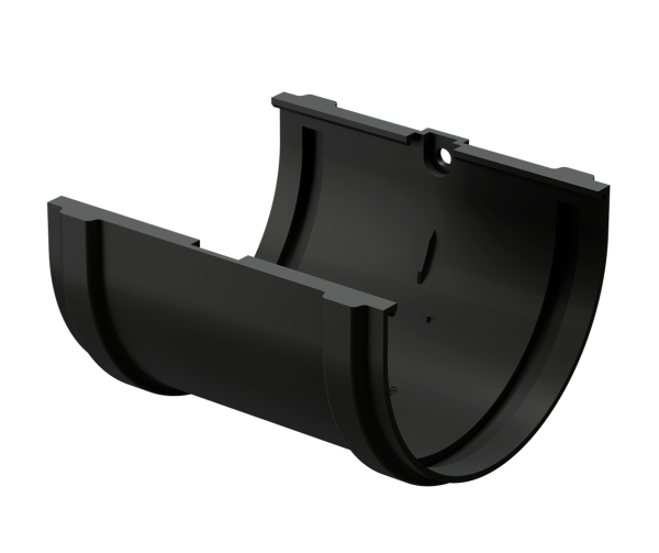 Соединитель желоба Docke Premium ПВХ - Карбон купить в Рыбинске