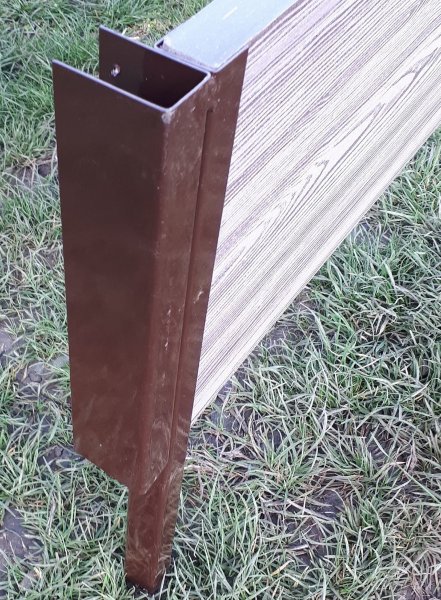 Угловой элемент металл, 90° для доски 300х30 мм Holzhof купить в Рыбинске