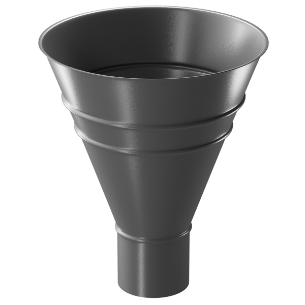 Воронка водосборная Döcke STAL PREMIUM, Графит купить в Рыбинске