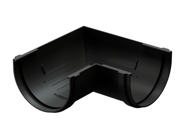 Угол желоба универсал 90˚ Docke Premium ПВХ - Карбон купить в Рыбинске