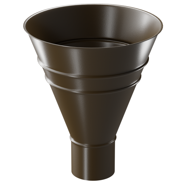 Воронка водосборная Döcke STAL PREMIUM, Каштан купить в Рыбинске