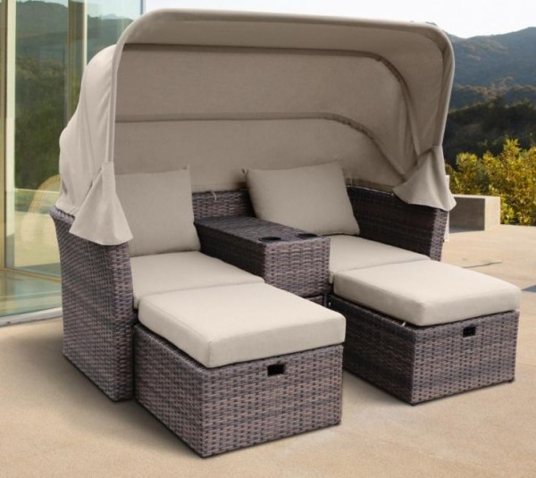 Комплект мебели AFINA плетеной из иск. ротанга AFM-330B Brown купить в Рыбинске