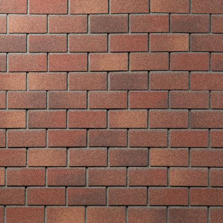 Фасадная плитка битумная, Технониколь HAUBERK кирпич Терракотовый купить в Рыбинске