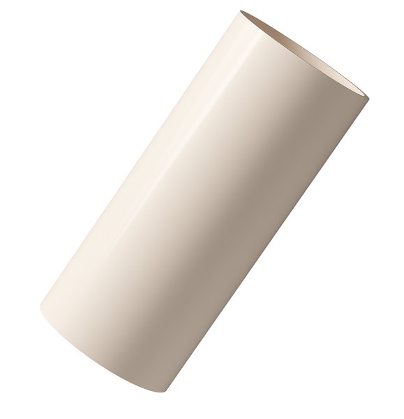 Труба водосточная 3м Docke Lux ПВХ Латте купить в Рыбинске