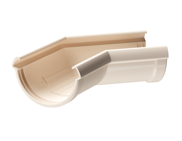 Угол желоба 135° Docke Lux ПВХ Латте купить в Рыбинске