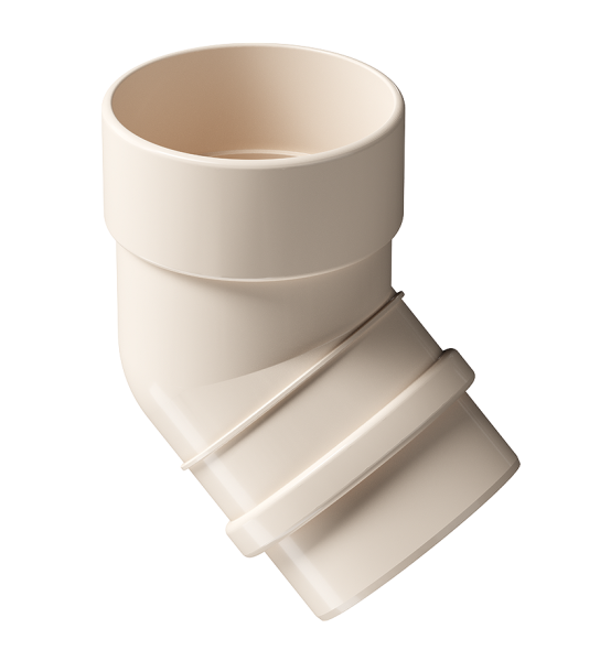 Колено 45˚ Docke Lux ПВХ Латте купить в Рыбинске