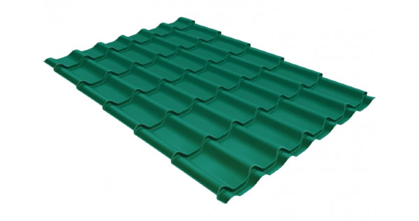 Металлочерепица классик 0,5 Satin RAL 5021 купить в Рыбинске