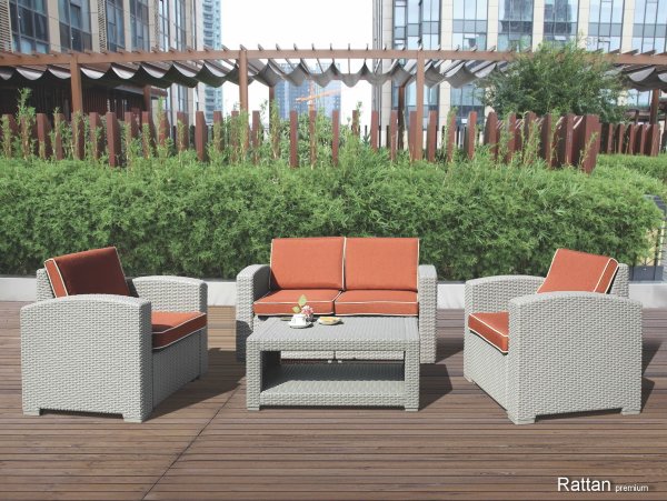 Уличные диваны и кресла коллекции Rattan Premium 4 купить в Рыбинске