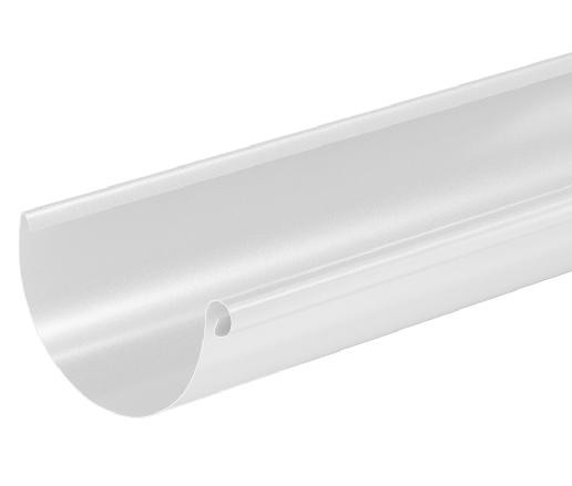 Водосток Aquasistem, система 125x90 - Водосточный желоб 3.00м RAL 9003 Белый купить в Рыбинске