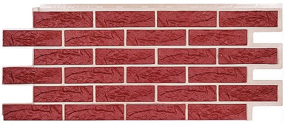Фасадная панель Техоснастка, Лондон Брик, Бордо купить в Рыбинске