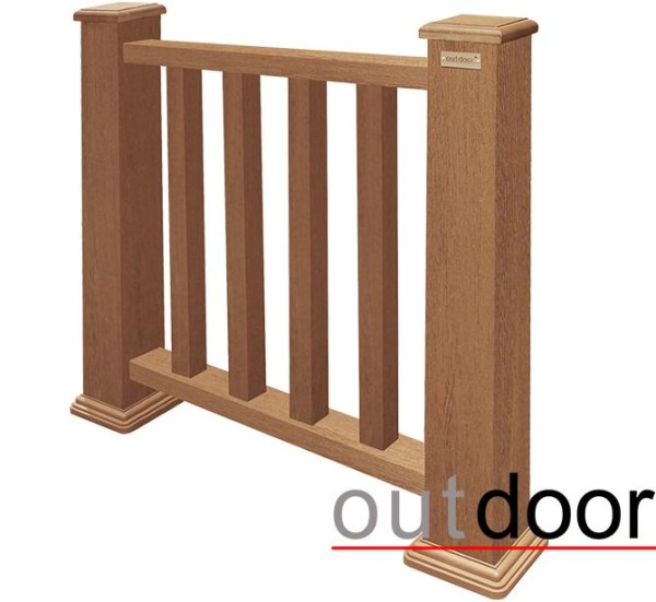 Ограждение из ДПК Outdoor Классик 3D STORM дуб купить в Рыбинске