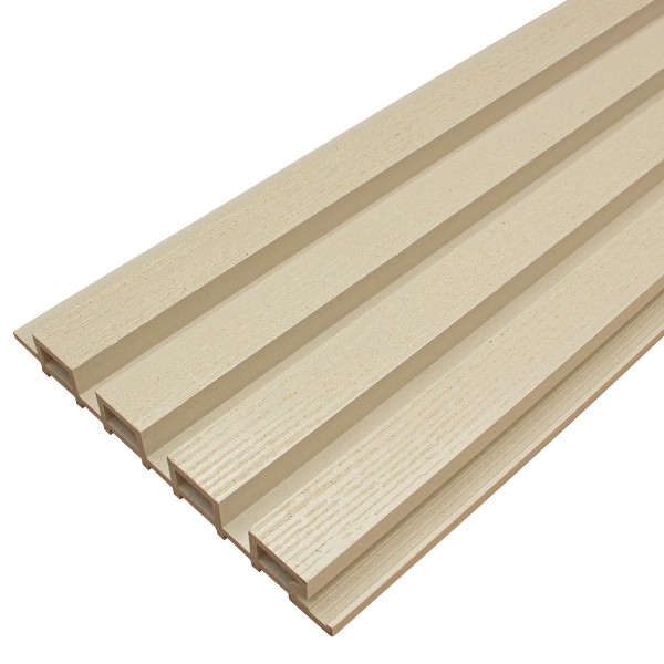 Фасадная доска из ДПК Faynag Wood Рейка Слоновая кость купить в Рыбинске