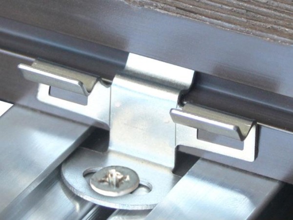 Кляймер промежуточный KRONEX № 7 для алюмин. лаги (упак100 шт купить в Рыбинске