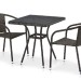Комплект плетеной мебели AFINA из иск. ротанга T282BNT/Y137C-W53 Brown 2Pcs купить в Рыбинске