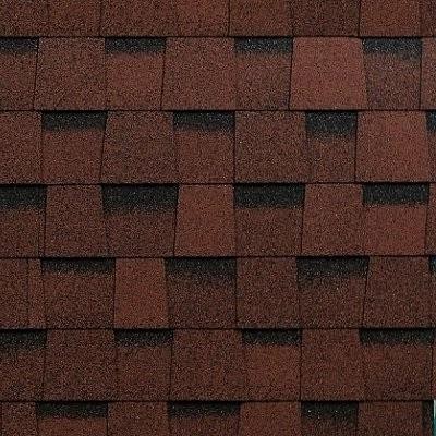 Двухслойная ламинированная черепица Shinglas, серия Фазенда – Красный купить в Рыбинске