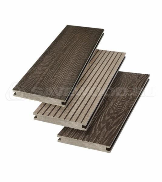 Террасная доска SW Fraxinus (R) полнотелая «SaveWood» Темно-коричневый купить в Рыбинске