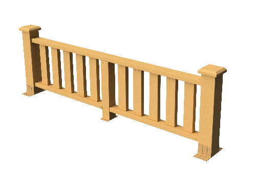 Ограждения декоративное ДПК GRINDERDECO  Эрес песчаник купить в Рыбинске