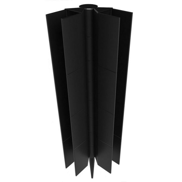 Угловой (стыковочный) шарнир для грядкок ДПК 300мм чёрный купить в Рыбинске