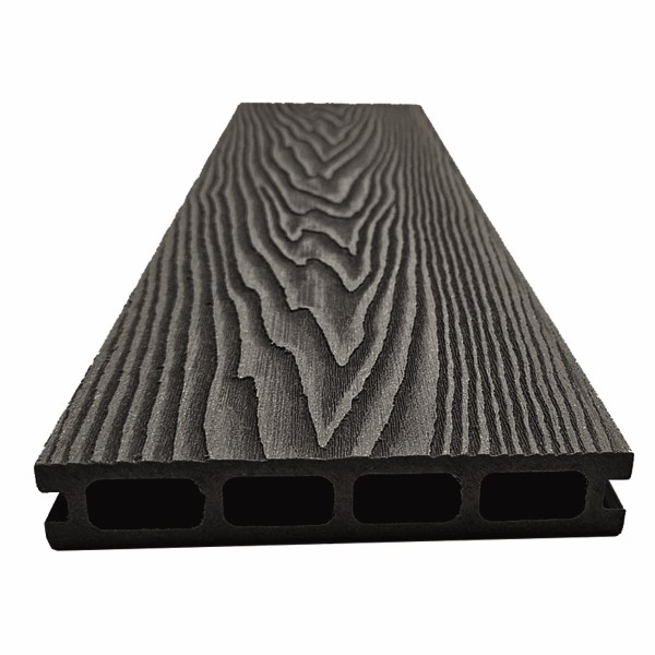 Террасная доская ДПК NanoWood Double 3D Антрацит купить в Рыбинске