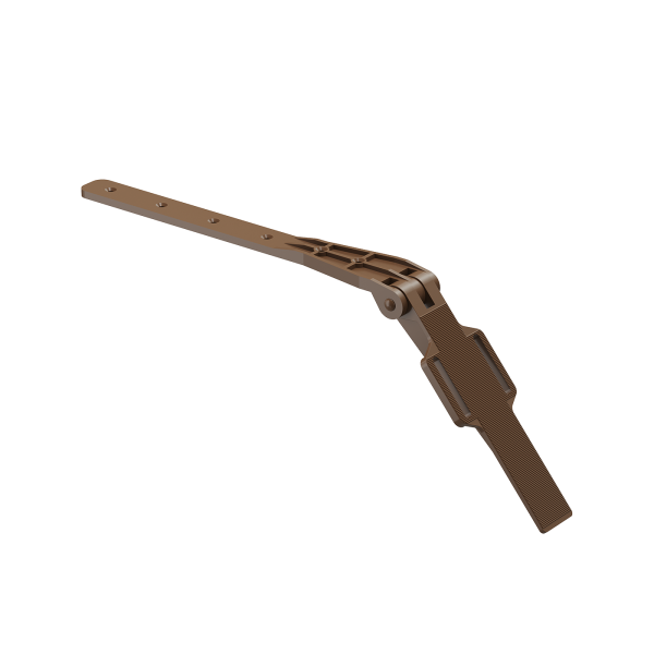 Крепление регулируемое для кронштейна желоба Docke Premium ПВХ - Каштан купить в Рыбинске