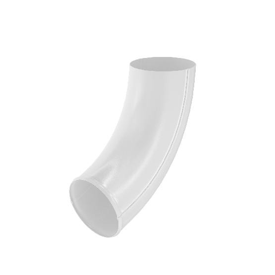 Водосток Aquasistem, система 150/100 - Отвод трубы RAL 9003 Белый купить в Рыбинске