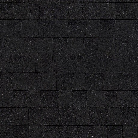 Двухслойная ламинированная черепица Shinglas, серия Фазенда – Чёрный купить в Рыбинске
