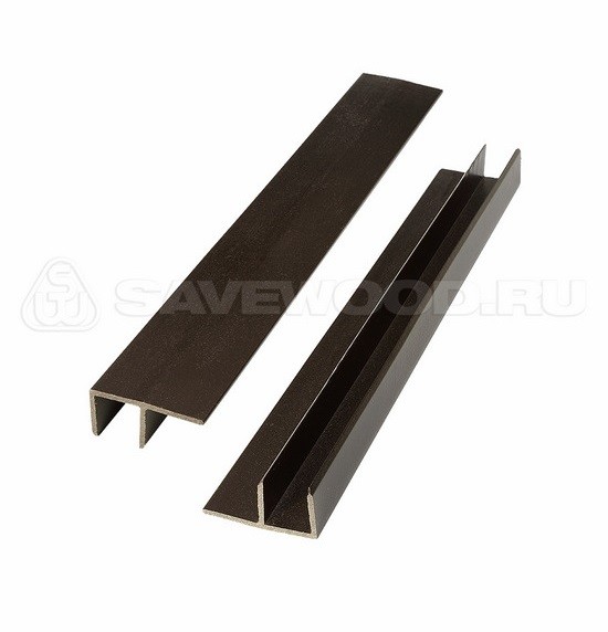F-профиль ДПК Savewood – Тёмно-коричневый купить в Рыбинске